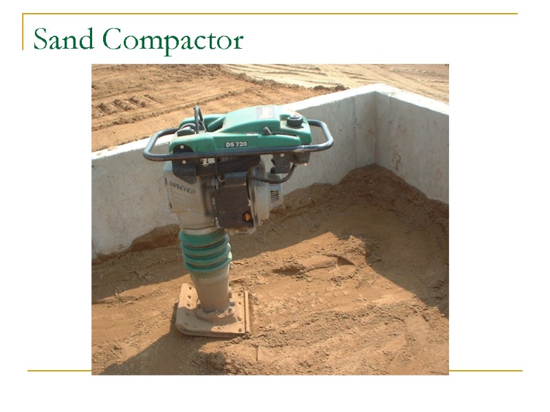 Sand Compactor